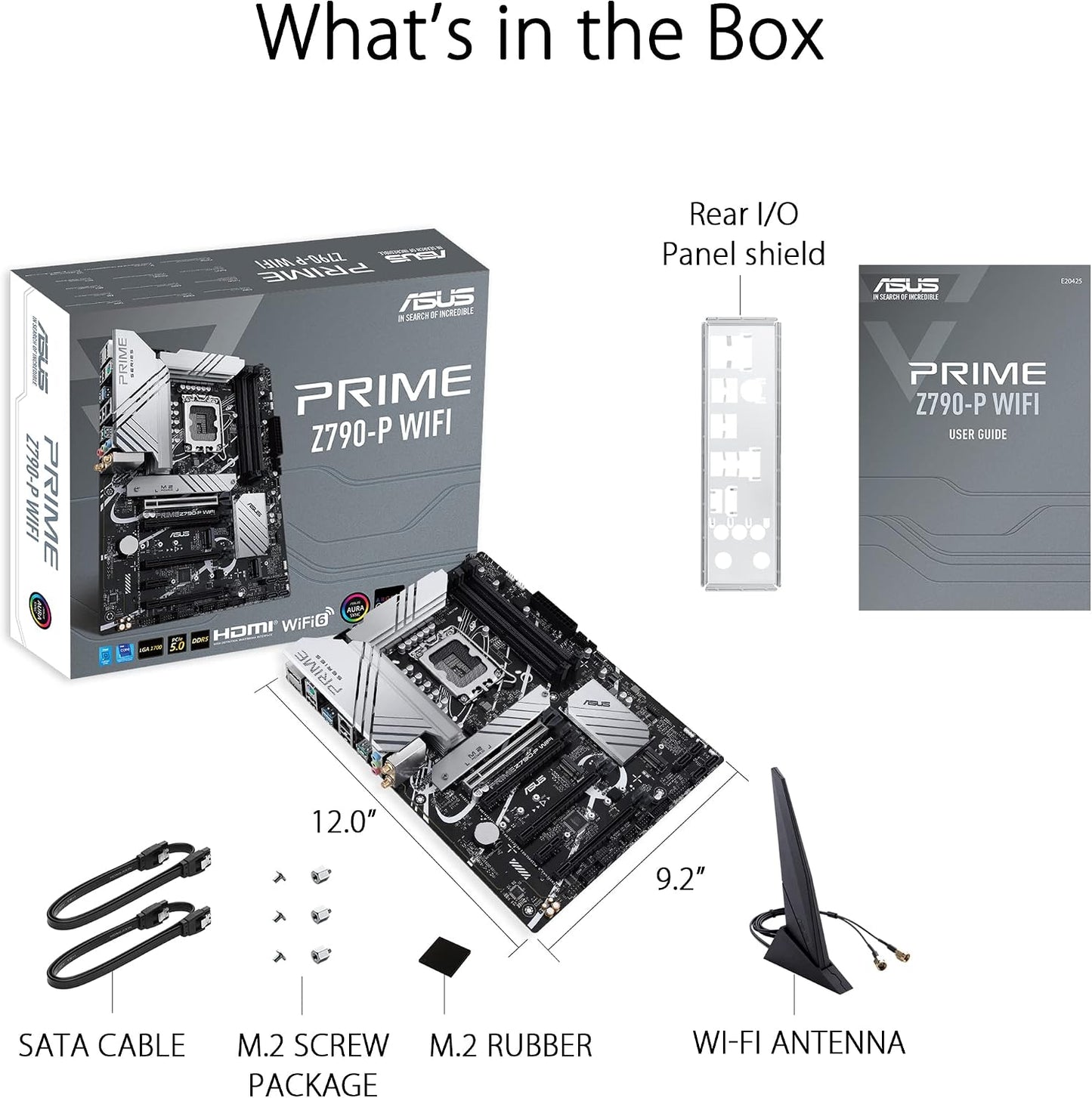 Carte Mère ASUS Prime Z790-P Wifi — Intel LGA1700, DDR5 128 Go