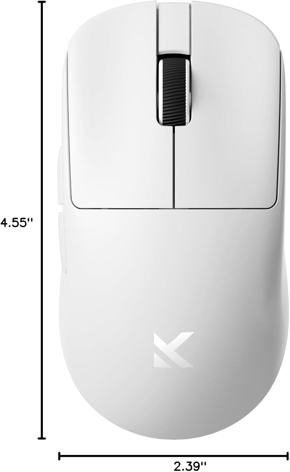 Souris Gaming L7 Pro Blanche — 26000 DPI, 39 G Ultra-Légère, 8K Hz