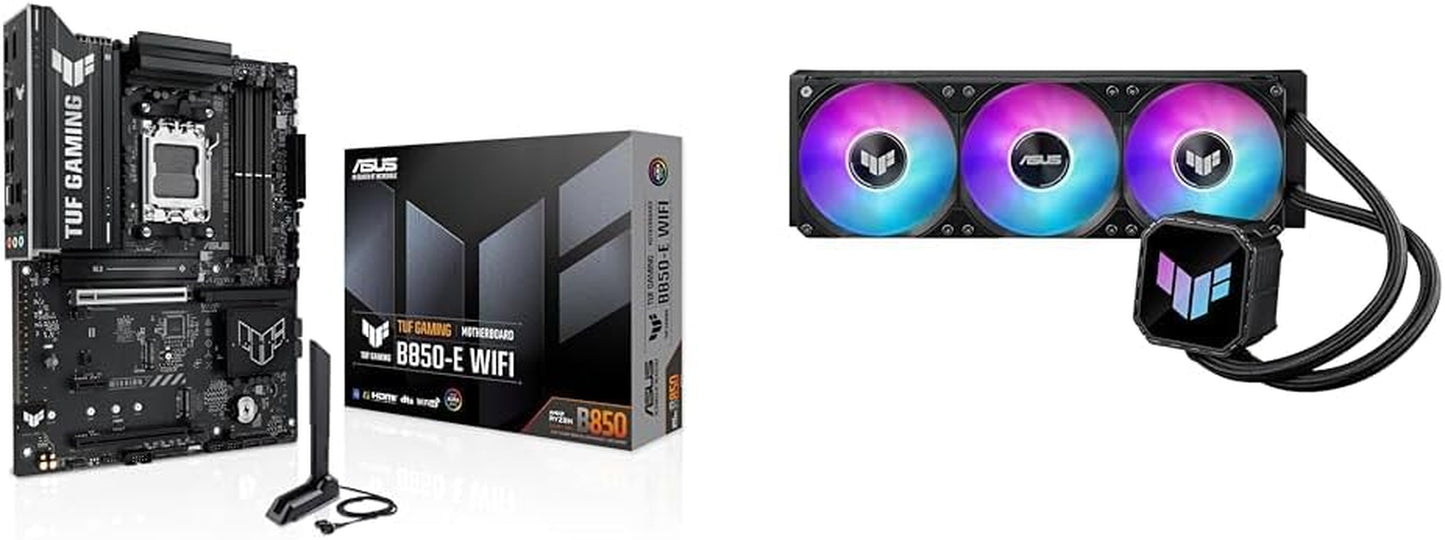 Ensemble ASUS TUF B850-E WiFi AM5 + Refroidisseur AIO 360 ARGB