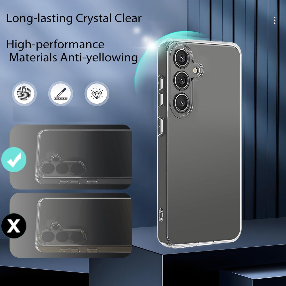 Coque Samsung Galaxy S25+ Transparente — Antichoc, Mince