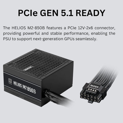 Alimentation  850 W — 80+ Bronze, ATX 3.1 Et Pcie 5.1