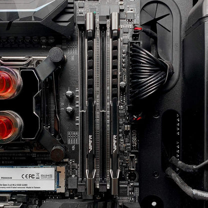 Mémoire Patriot Viper Steel — 16 Go (2 × 8) DDR4 3200 Mhz CL16