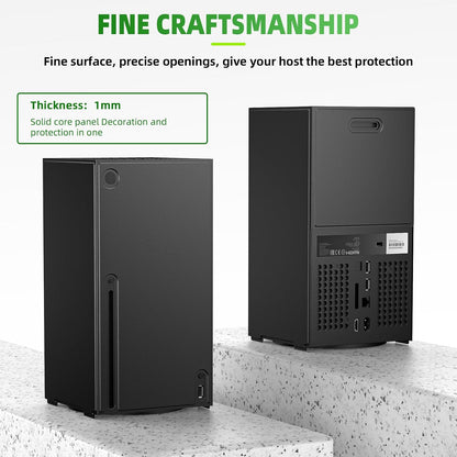 Housse Magnétique  Xbox Series X — Cuir PU Noir, Protection Complète