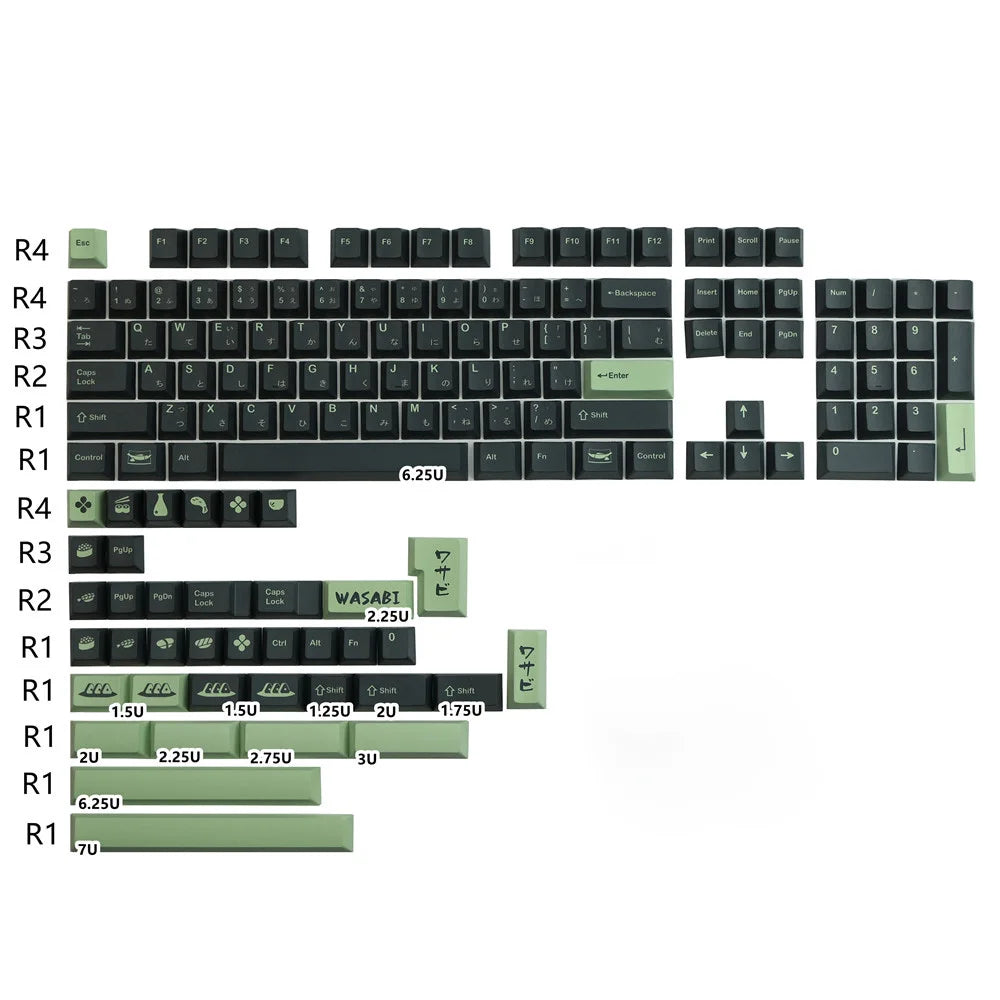 GMK Stargaze Keycaps PBT Dye-Sublimation Mechanical Keyboards Key Cap 131 Keys Cherry Profile for MX Switch GH60/64/68/84/87/104