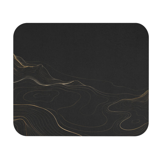Tapis de souris Contour doré — Collection Minimaliste | GoldLeisure