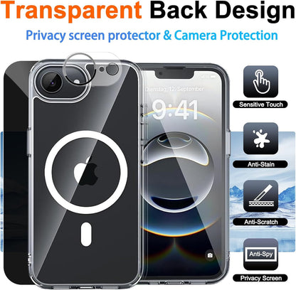Coque Iphone 17E/16E Magsafe — Protecteur D'Écran Privé Inclus