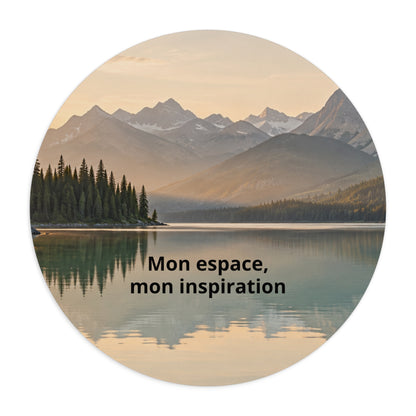 Tapis de souris épais personnalisable — Rond ou rectangle | GoldLeisure