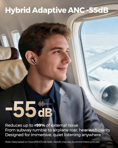 Écouteurs  Air5 Pro+ — ANC 55 Db, LDAC Et Aptx Lossless, Hi-Res