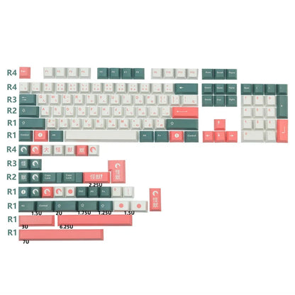 GMK Stargaze Keycaps PBT Dye-Sublimation Mechanical Keyboards Key Cap 131 Keys Cherry Profile for MX Switch GH60/64/68/84/87/104