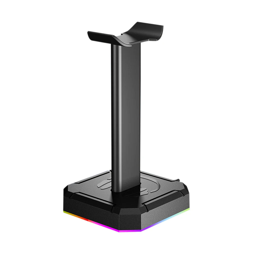 Support Casque RGB Rétroéclairé — Organisateur De Bureau