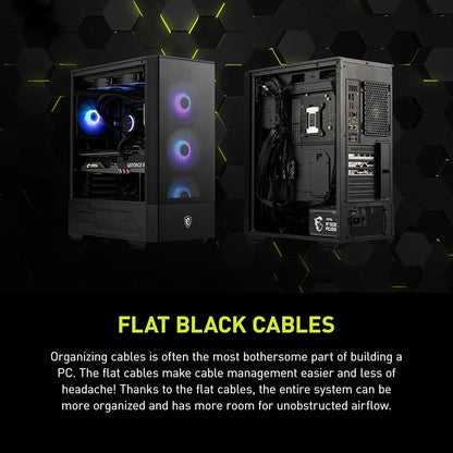 MSI MAG A750GL PCIE5, Fully Modular Compact Gaming 750W Power Supply, 80+ Gold, ATX 3.1 & Pcie 5.1 Ready, Native Dual-Color 12V-2X6 Cable, 10 Year Warranty
