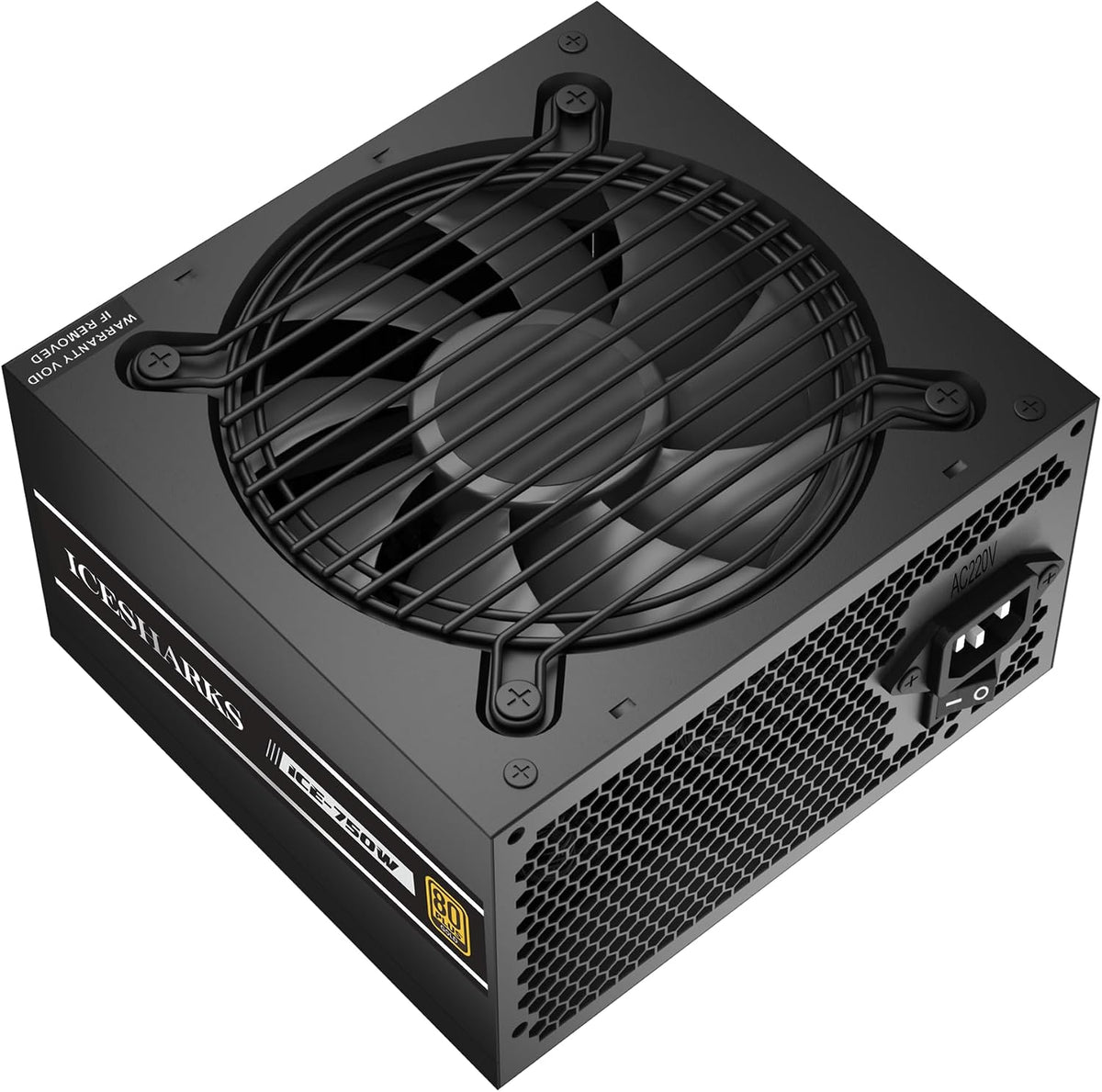 Alimentation 750 W — 80+ Gold, Ventilateur Silencieux 120 Mm