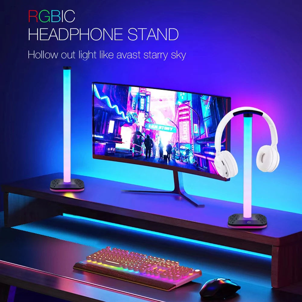 Support Casque Gaming RGB — Socle Lumineux De Bureau