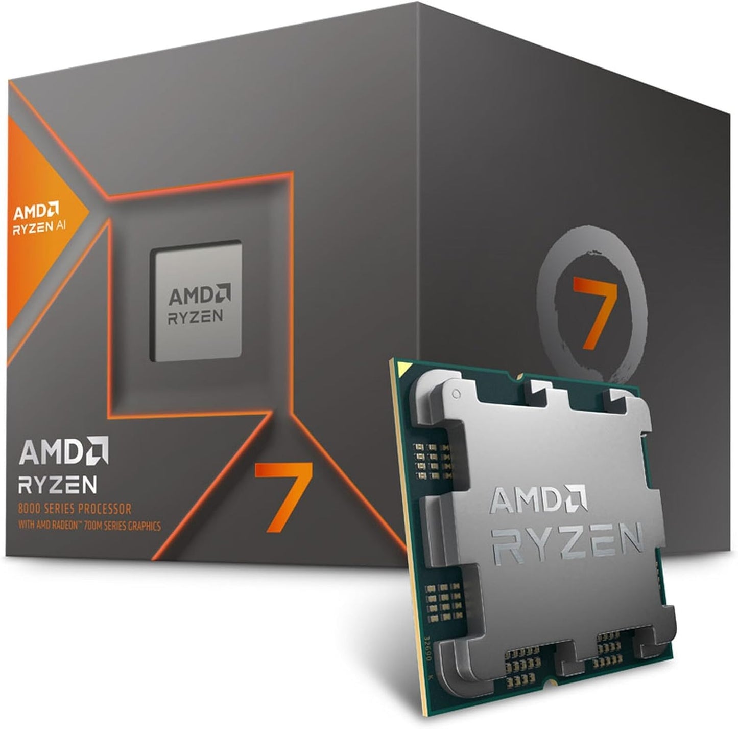 Processeur AMD Ryzen 7 8700G — 8 Cœurs, Graphiques Radeon Intégrés