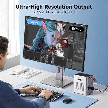 Carte Graphique Externe  Egpu — RX 7600M XT 8 Go, USB4 80 Gbps