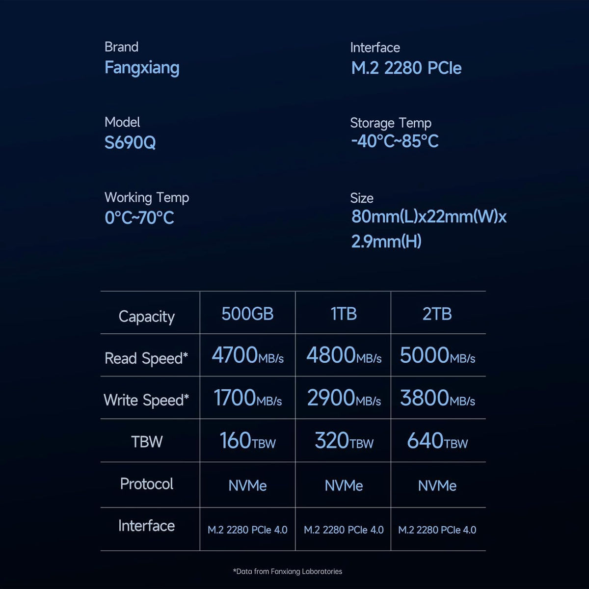 SSD  S690Q 1 to Nvme — Pcie Gen4, Compatible PS5