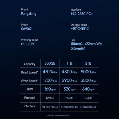 SSD  S690Q 1 to Nvme — Pcie Gen4, Compatible PS5