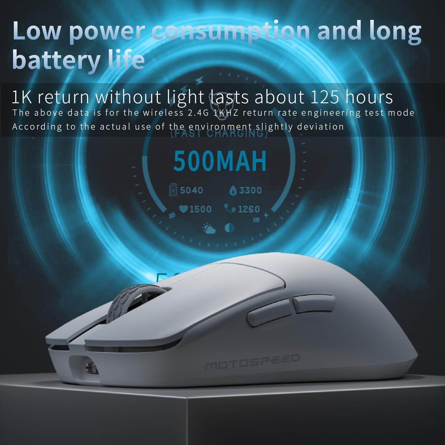 Souris Gaming  X6 Sans Fil — 26000 DPI, 46 G