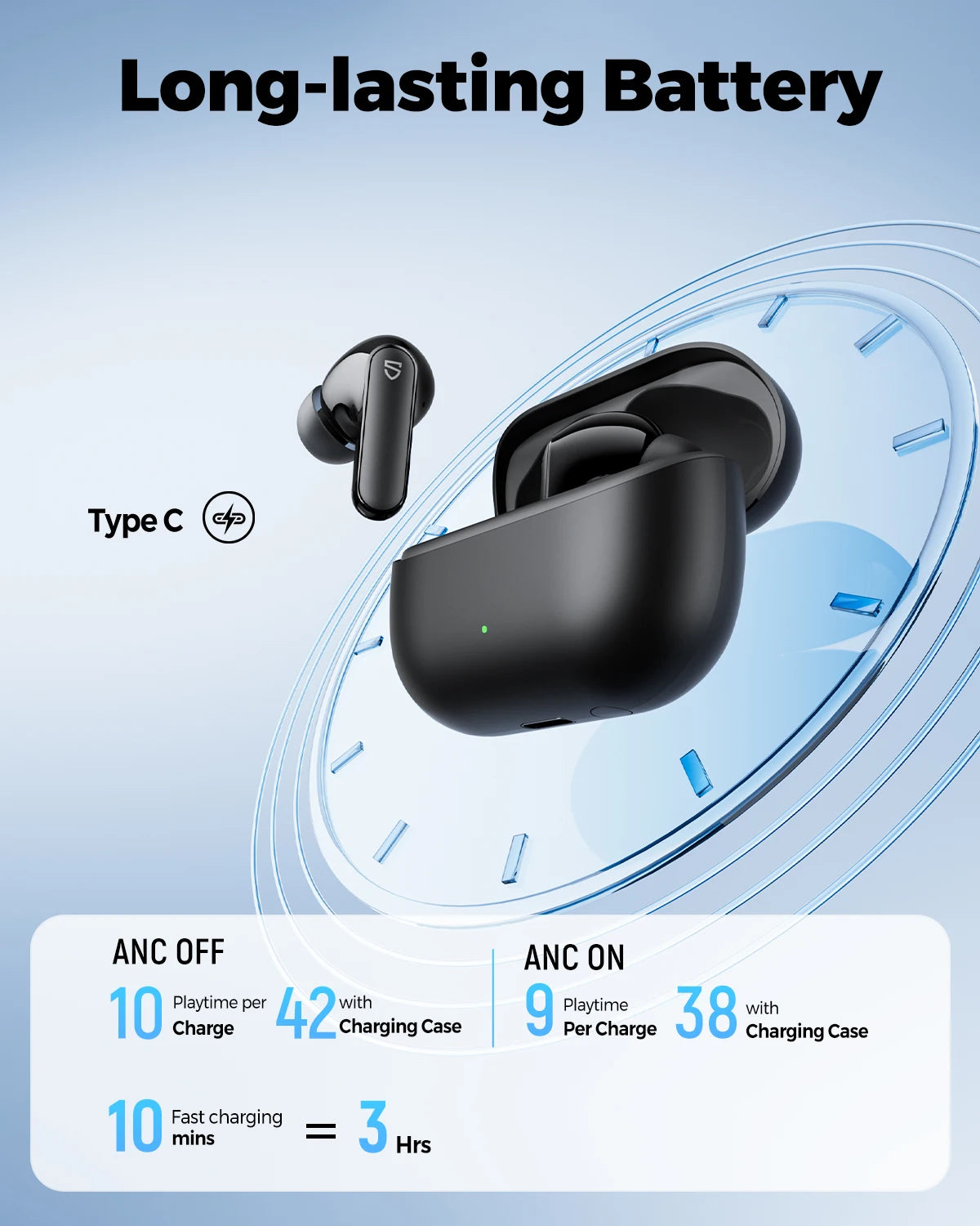 Écouteurs  Q3 Pro — ANC, Bluetooth 6.0, Connexion Multipoint