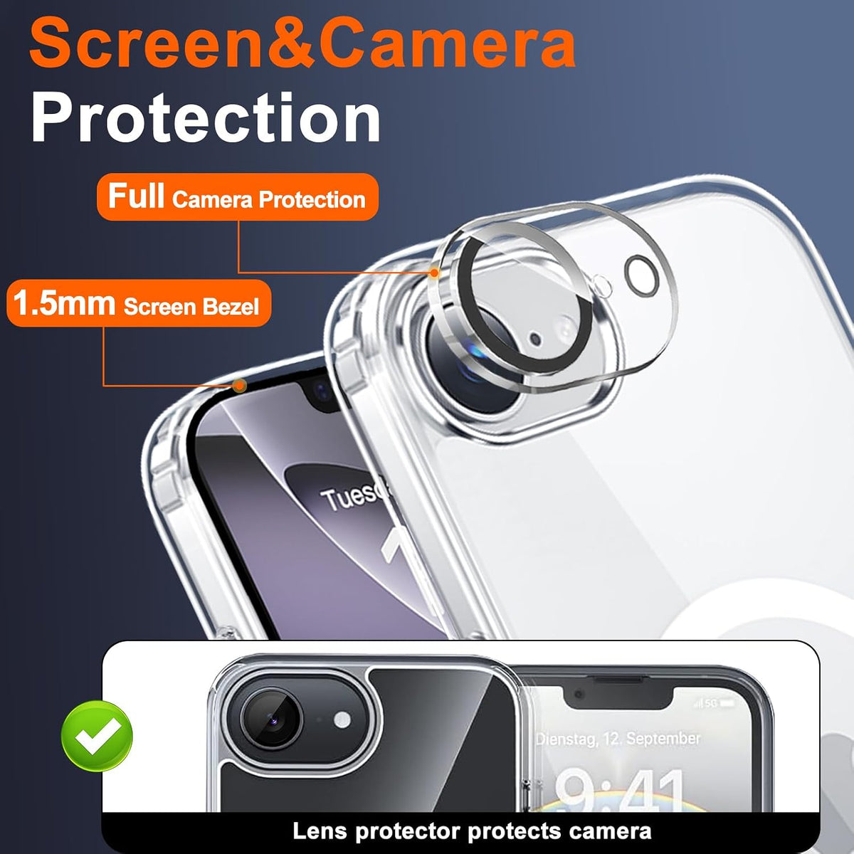 Coque Iphone 17E/16E Magsafe — Protecteur D'Écran Privé Inclus