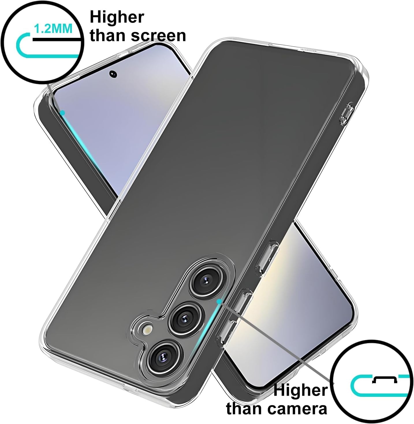 Coque Samsung Galaxy S25+ Transparente — Antichoc, Mince
