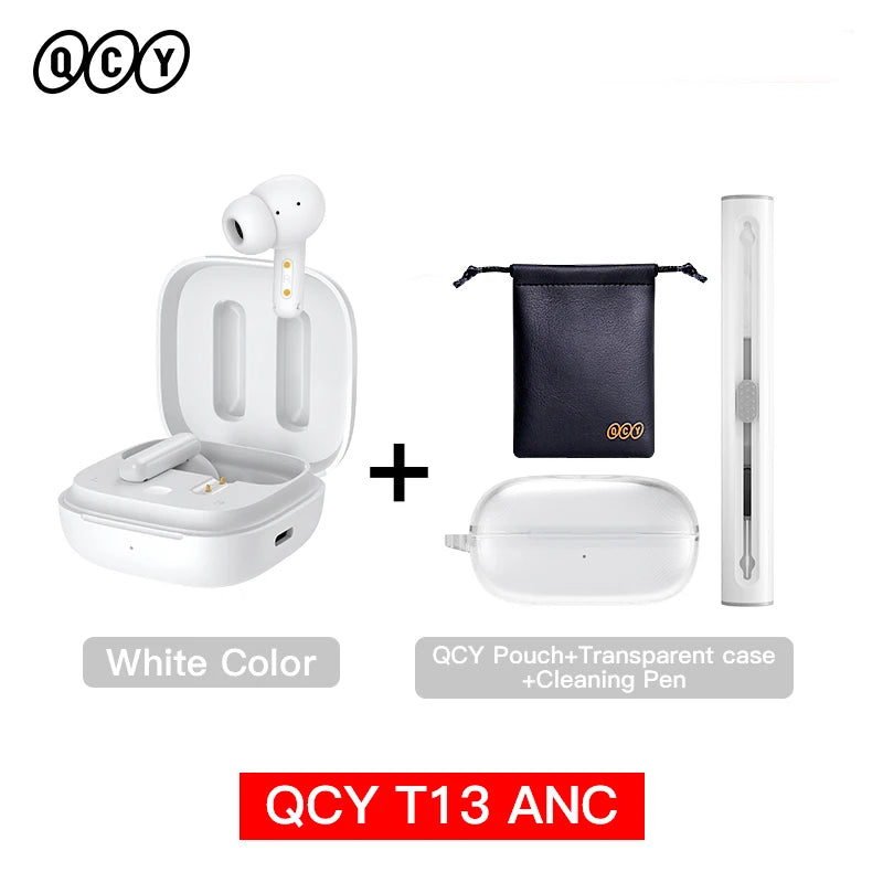 Écouteurs Bluetooth  T13 ANC — 4 Micros, Réduction De Bruit Active