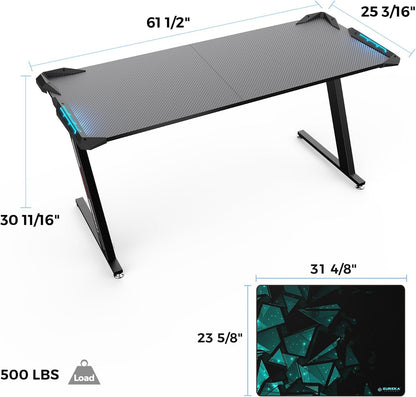 Bureau Gaming  — LED RGB, Design Pro