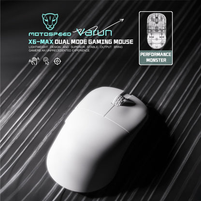 Souris Gaming  X6MAX Sans Fil — 30000 DPI, 43 G, 8K Hz