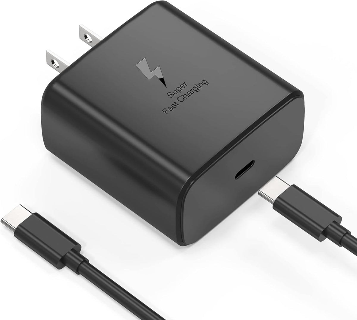Chargeur 45 W USB-C + câble 6 pi, charge super rapide Samsung et Android