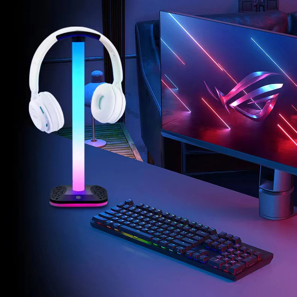 Support Casque Gaming RGB — Socle Lumineux De Bureau