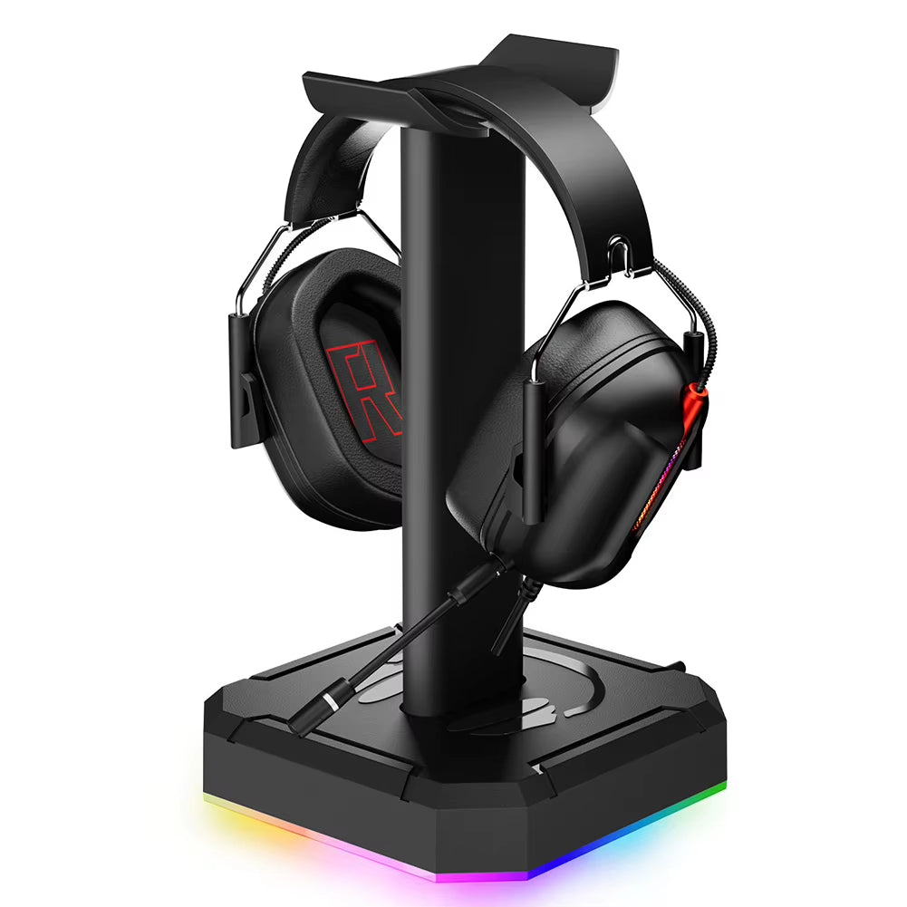 Support Casque Aluminium RGB — Présentoir Vertical