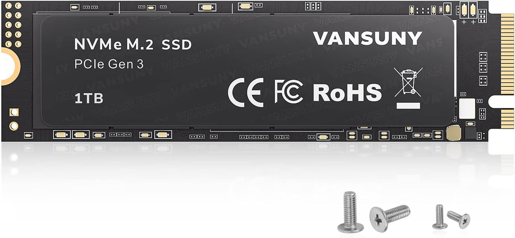 SSD 1 To NVMe M.2, PCIe 3.0, Jusqu'à 3400 Mo/s