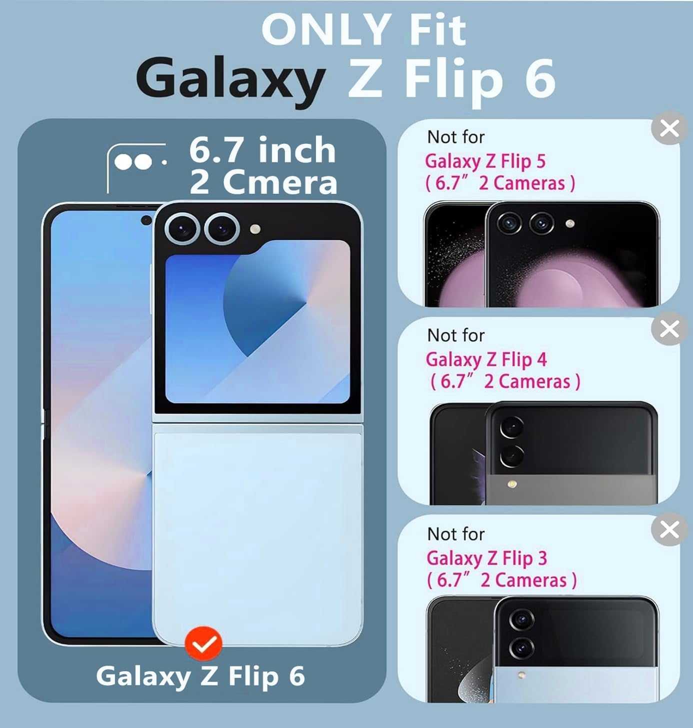 Coque Samsung Galaxy Z Flip 6 — Protecteur D'Écran Avant Inclus