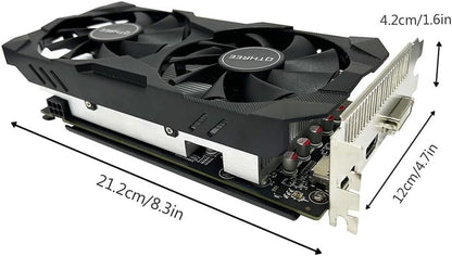 Radeon RX 560 XT 8GB GDDR5 Graphics Card,1792Sp,128 Bits,Dvi,Hdmi,Dp | Gaming Video Card for PC ,Computer GPU,PCI Express X16 3.0,Directx 12,Opengl 4.6,Compatible with Windows 11/10