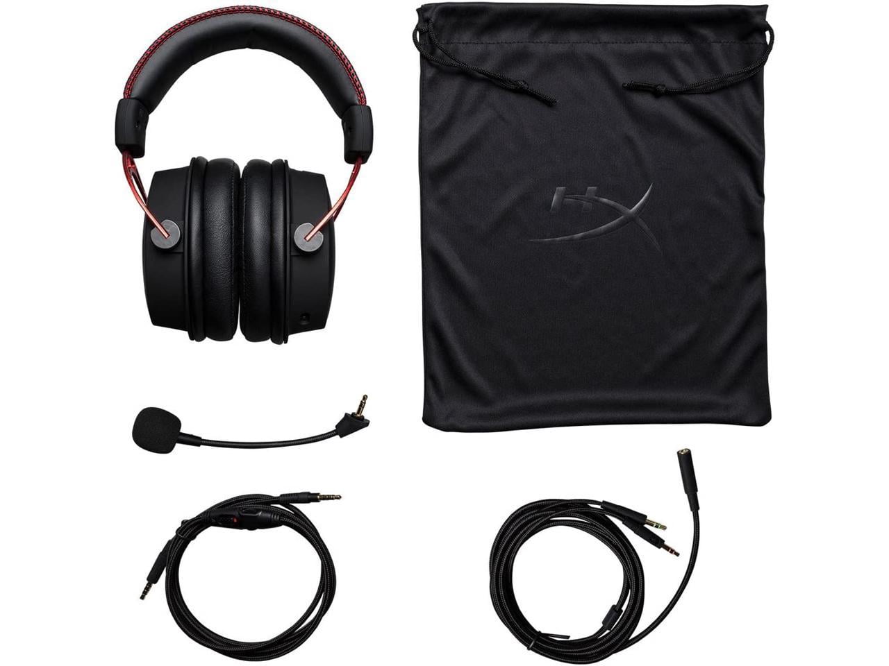 Experience Unmatched Gaming Sound with the HyperX Cloud Alpha Wired Over-Ear Headset in Bold Red