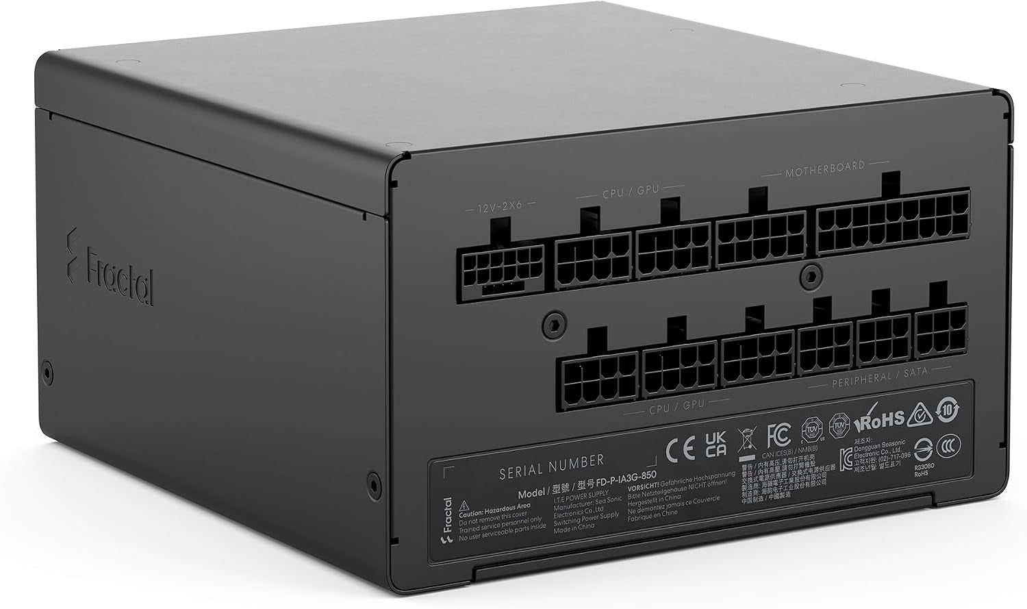 Alimentation Fractal Design Ion 3 Gold 850 W — Modulaire, ATX 3.1
