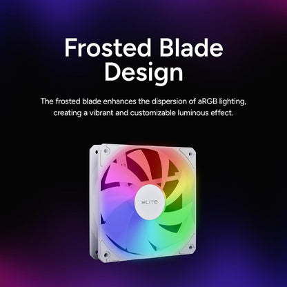 Refroidisseur Cooler Master Elite Liquid 360 Blanc — AIO ARGB