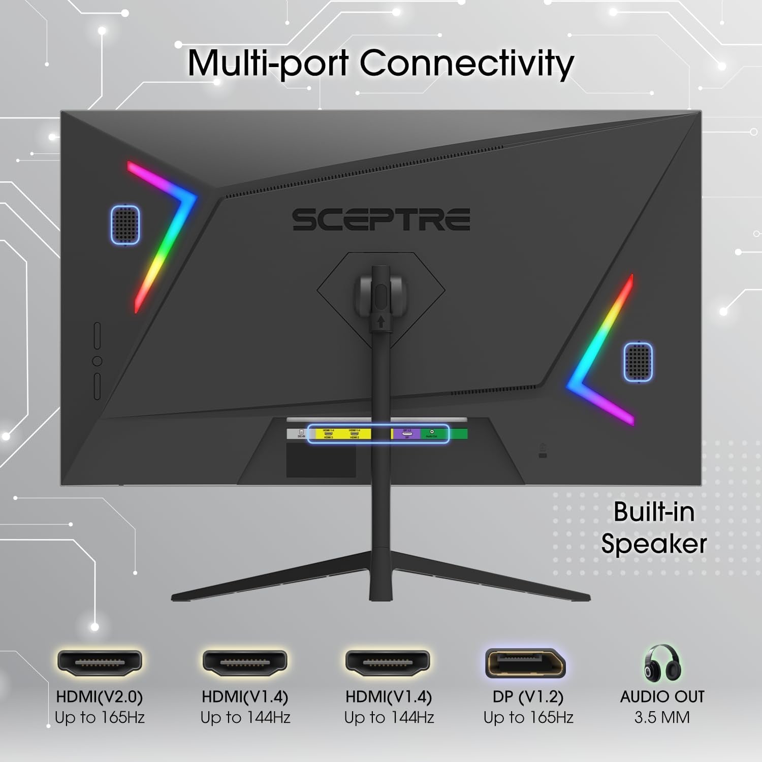 Écran  27 Po — 165 Hz, Freesync, Haut-Parleurs Intégrés