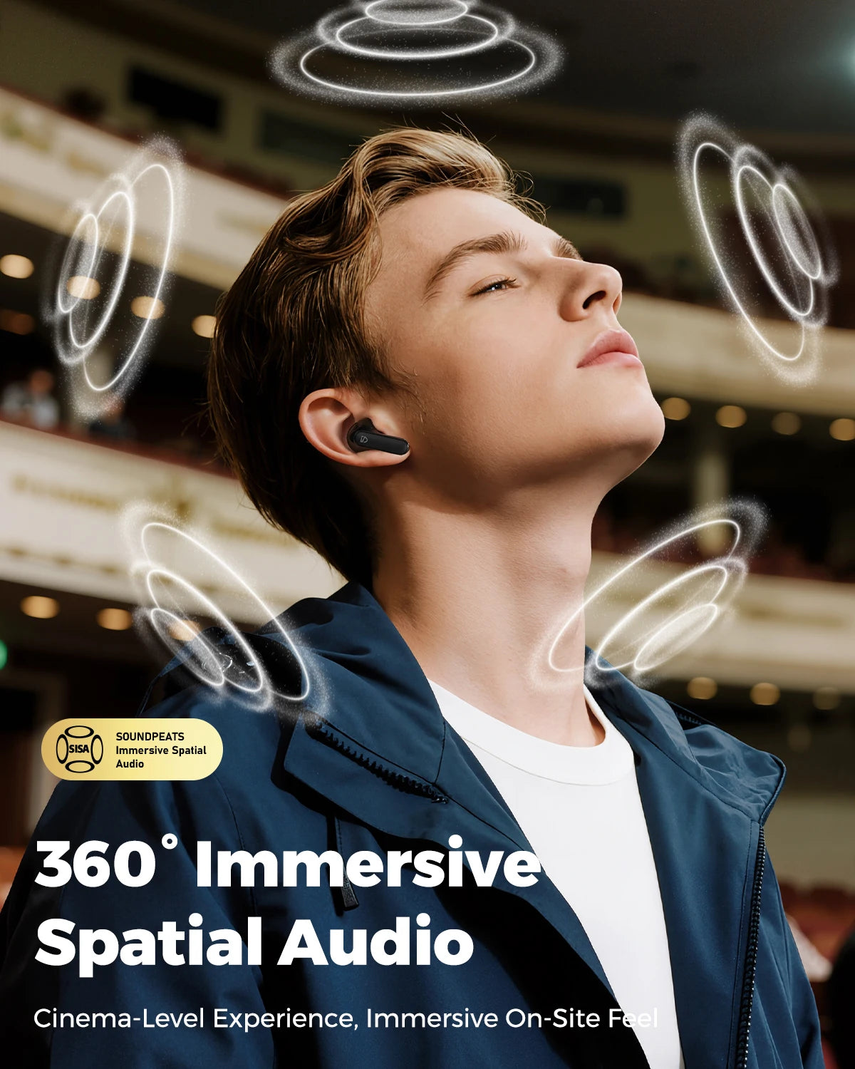 Écouteurs  Q3 Pro — ANC, Bluetooth 6.0, Connexion Multipoint