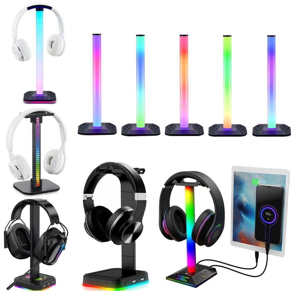 Support Casque Gaming RGB — Socle Lumineux De Bureau