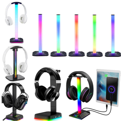 Support Casque Gaming RGB — Socle Lumineux De Bureau