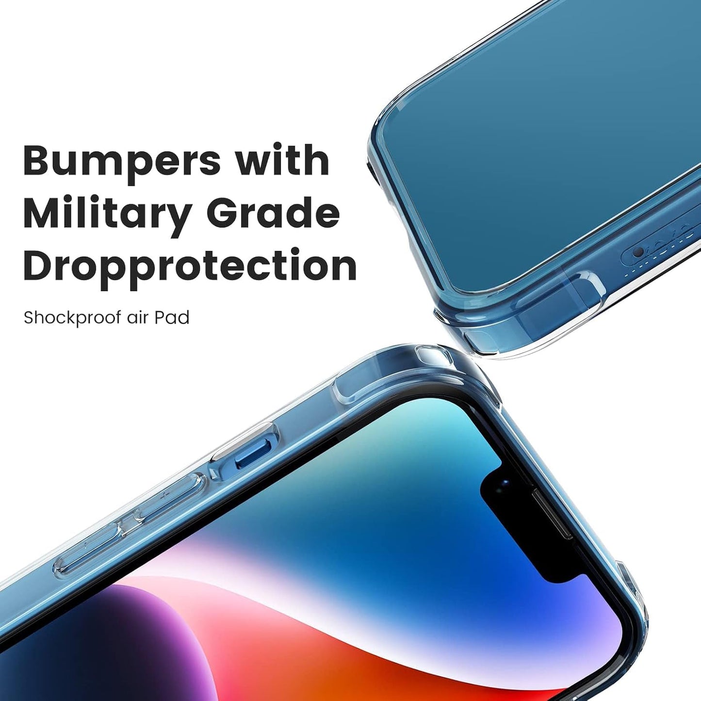 Coque  Iphone 13/14 — Transparente Antichoc, Anti-Jaunissement