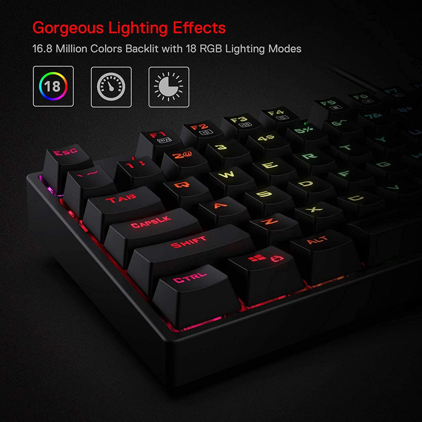 Clavier Mécanique  K582 — 104 Touches, RGB, Filaire