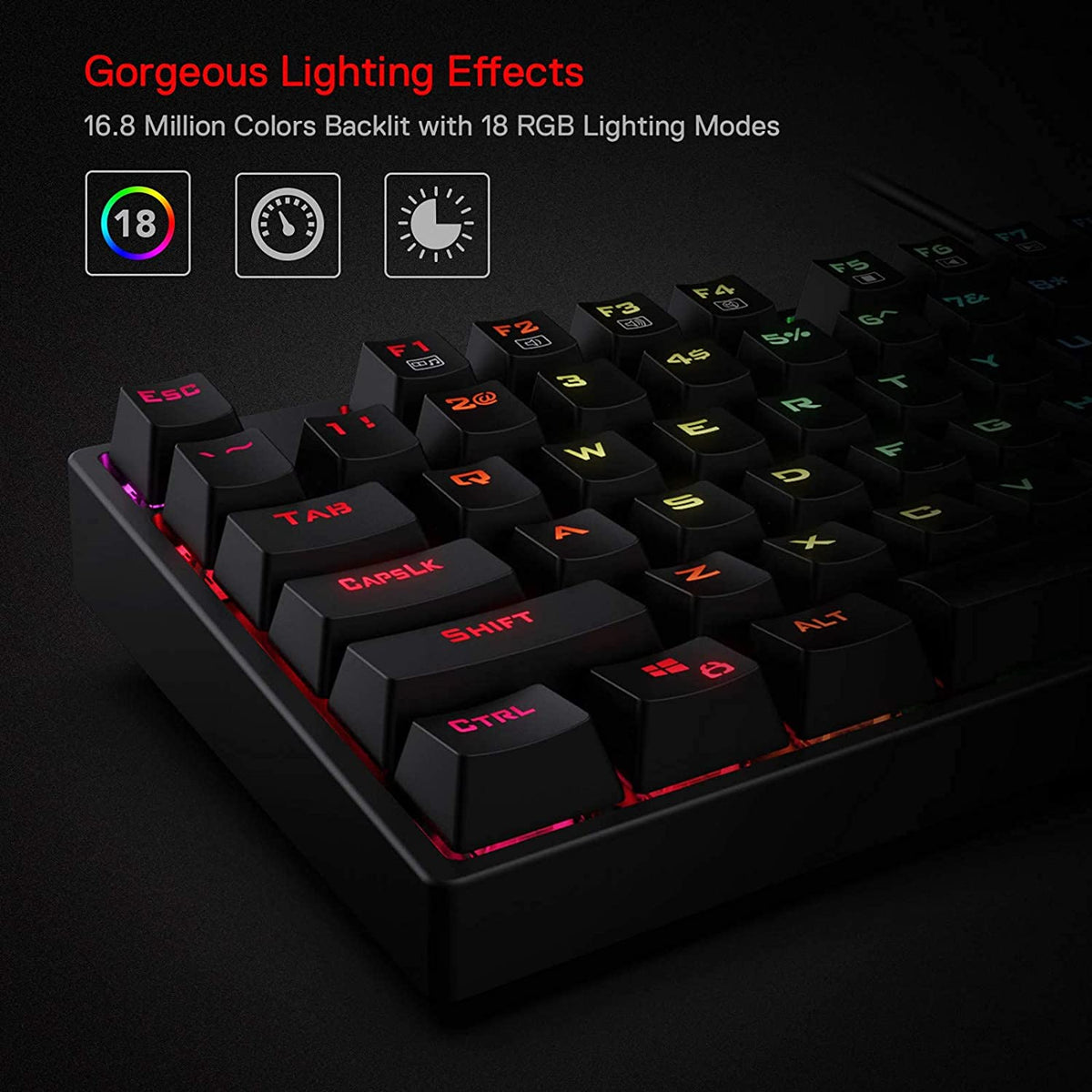 Clavier Mécanique  K582 — 104 Touches, RGB, Filaire