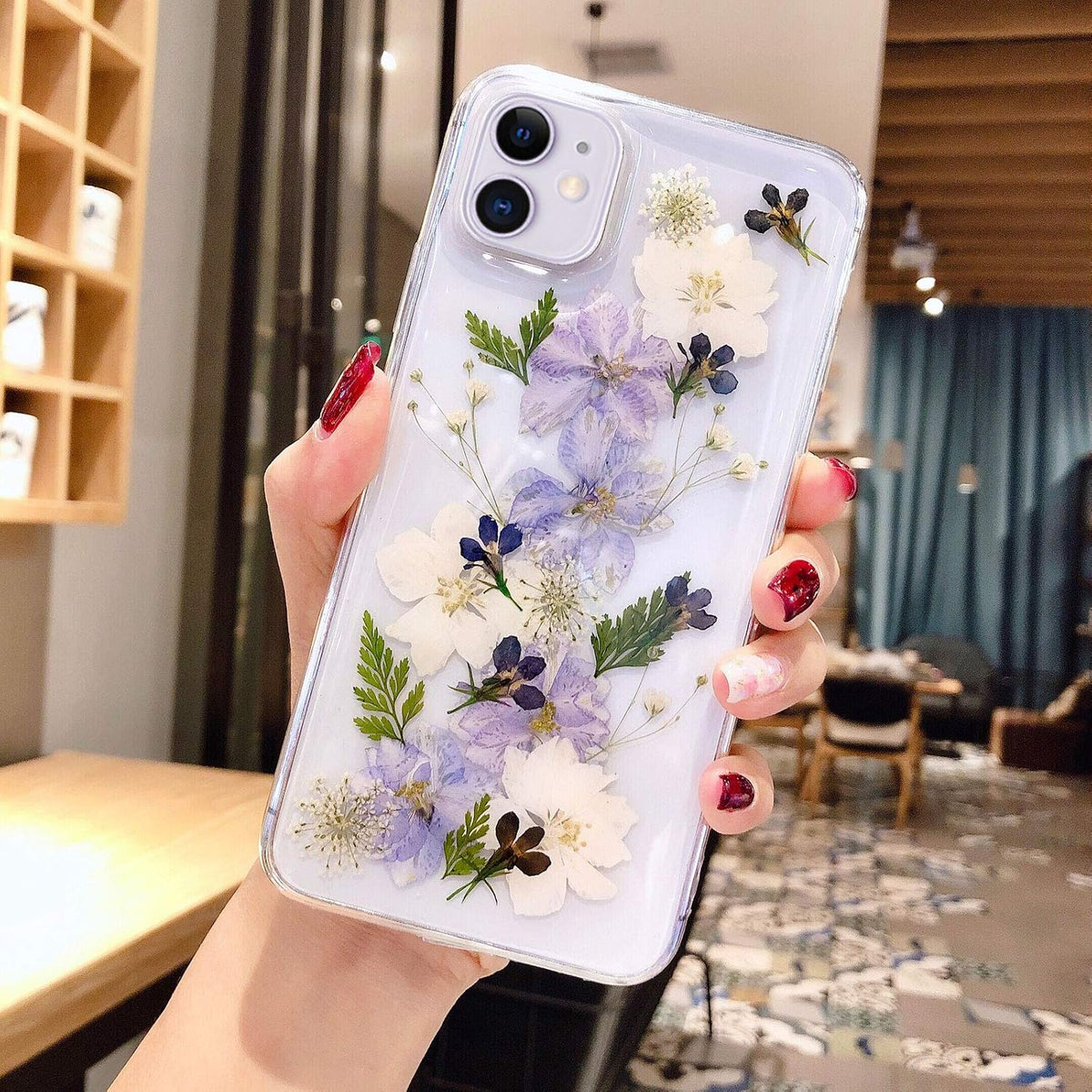 Coque Iphone 11 Fleurs Séchées — Souple Et Antichoc