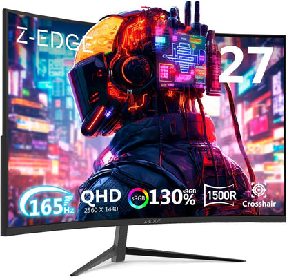 Écran Z-Edge UG27Q incurvé 27 po, QHD 1440p, 165 Hz