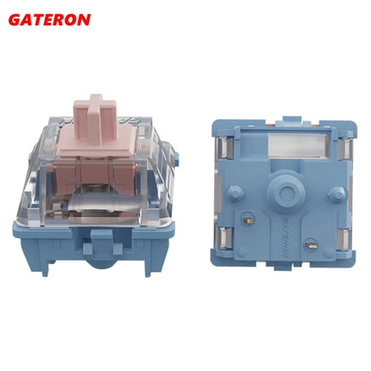 Gateron Melodic Switch Clicky Tactile 60G Switches 5 Pins RGB SMD Cusotm Mechanical Keyboard Pre-Lubed Dual Rail DIY Gaming Kit