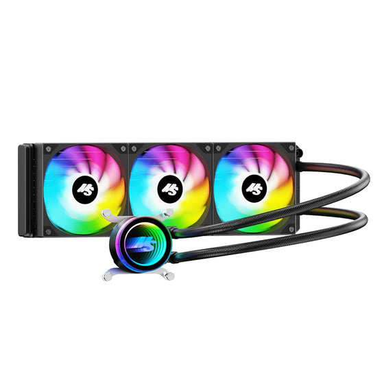 Refroidisseur Liquide AIO 240 Mm — 2 Ventilateurs ARGB, Intel Et AMD