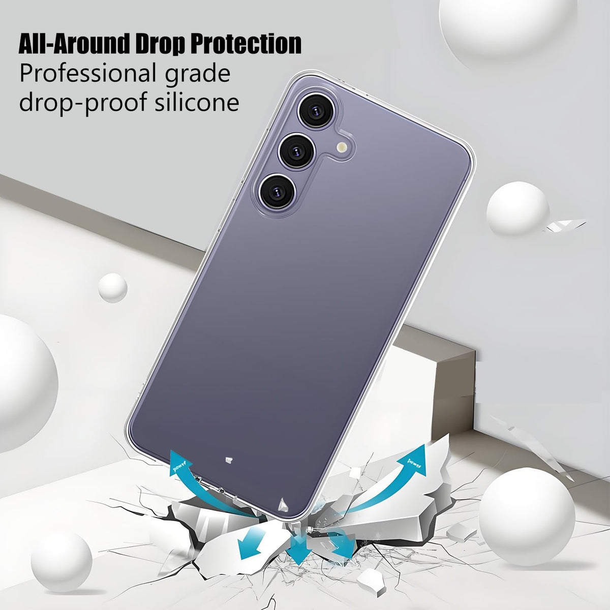 Coque Samsung Galaxy S25+ Transparente — Antichoc, Mince