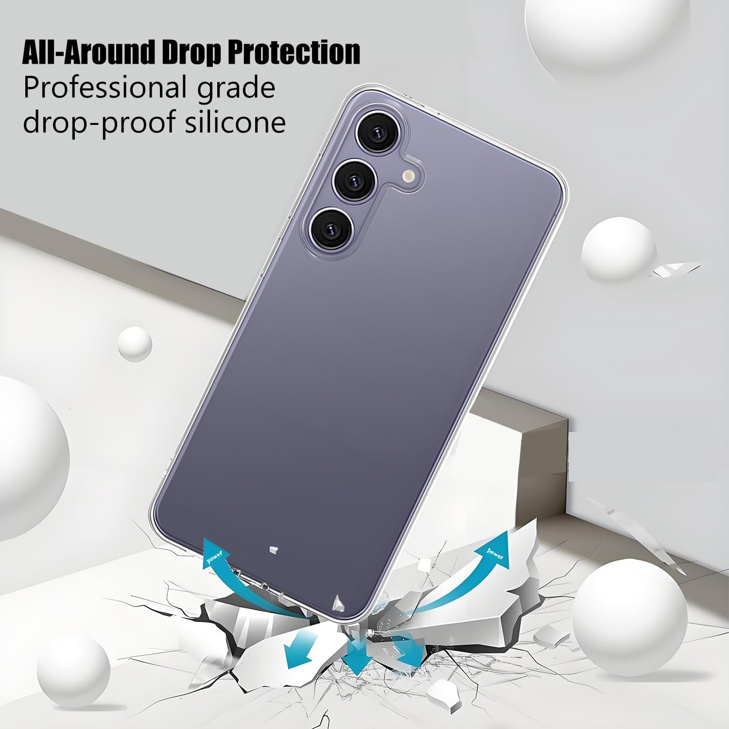 Coque Samsung Galaxy S25+ Transparente — Antichoc, Mince